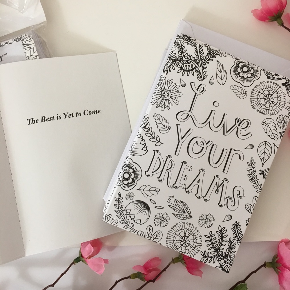 DIY Greeting Cards Color Your Own Water Color Set
